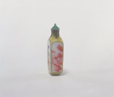 图片[3]-Glass Body Painting Enamel Lady Painting Snuff Bottle-China Archive